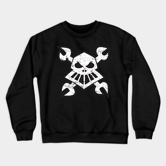 Robo Pirate Grunge Crewneck Sweatshirt by Essoterika